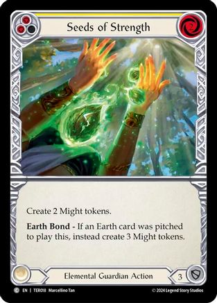 Seeds of Strength (Yellow) (TER018) [1st Strike] - Deck Out Gaming