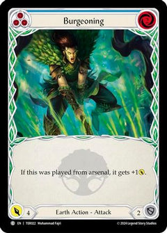 Burgeoning (Blue) (TER022) [1st Strike] - Deck Out Gaming