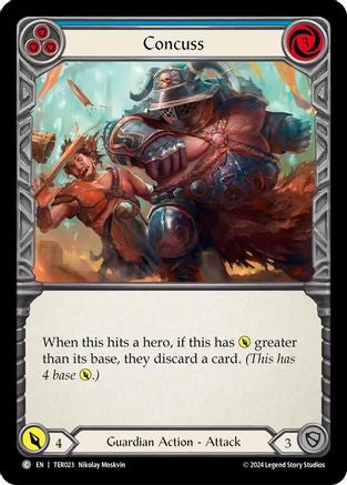 Concuss (Blue) (TER023) [1st Strike] - Deck Out Gaming
