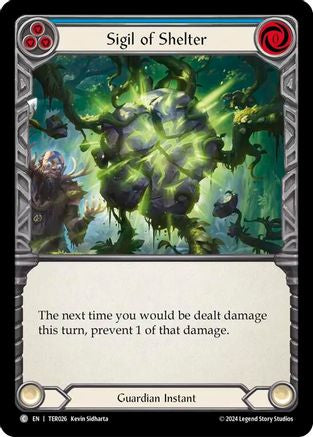 Sigil of Shelter (Blue) (TER026) [1st Strike] - Deck Out Gaming