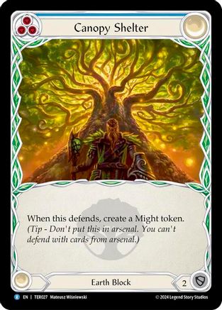 Canopy Shelter (Blue) (TER027) [1st Strike] - Deck Out Gaming