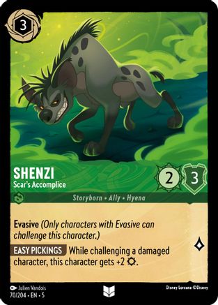 Shenzi - Scar's Accomplice (70/204) [Shimmering Skies] Cold Foil - Deck Out Gaming