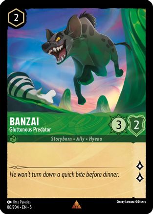 Banzai - Gluttonous Predator (80/204) [Shimmering Skies] - Deck Out Gaming