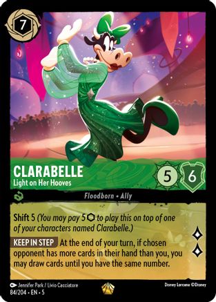 Clarabelle - Light on Her Hooves (84/204) [Shimmering Skies] - Deck Out Gaming