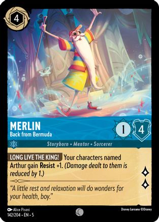 Merlin - Back from Bermuda (142/204) [Shimmering Skies] - Deck Out Gaming