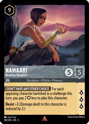 Namaari - Resolute Daughter (182/204) [Shimmering Skies] - Deck Out Gaming