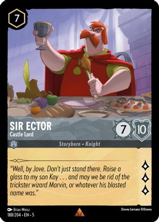 Sir Ector - Castle Lord (188/204) [Shimmering Skies] - Deck Out Gaming