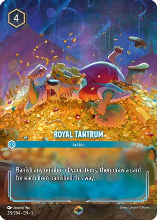 Royal Tantrum (Enchanted) (219/204) [Shimmering Skies] Holofoil - Deck Out Gaming