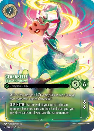 Clarabelle - Light on Her Hooves (Enchanted) (211/204) [Shimmering Skies] Holofoil - Deck Out Gaming