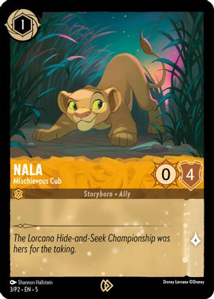Nala - Mischievous Cub (3) [Disney Lorcana Promo Cards] Cold Foil - Deck Out Gaming