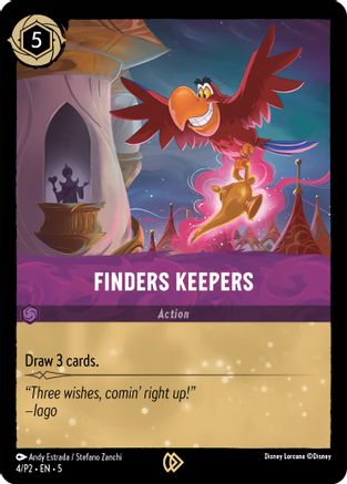 Finders Keepers (4) [Disney Lorcana Promo Cards] Cold Foil - Deck Out Gaming