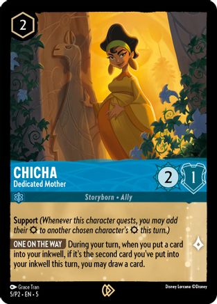 Chicha - Dedicated Mother (5) [Disney Lorcana Promo Cards] Cold Foil - Deck Out Gaming