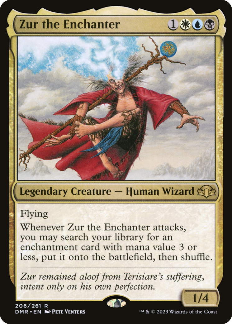 Zur the Enchanter (206) [Dominaria Remastered] foil - Deck Out Gaming