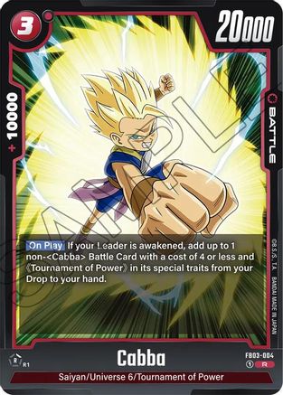 Cabba (FB03-004) [Raging Roar] Foil - Deck Out Gaming