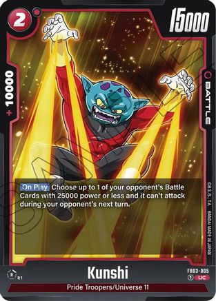 Kunshi (FB03-005) [Raging Roar] - Deck Out Gaming