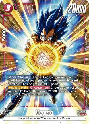 Vegeta - FB03-020 (Alternate Art) (FB03-020) [Raging Roar] Foil - Deck Out Gaming