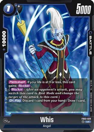 Whis (FB03-029) [Raging Roar] - Deck Out Gaming