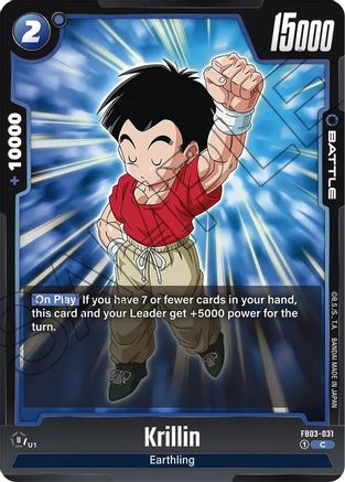 Krillin (FB03-031) [Raging Roar] - Deck Out Gaming