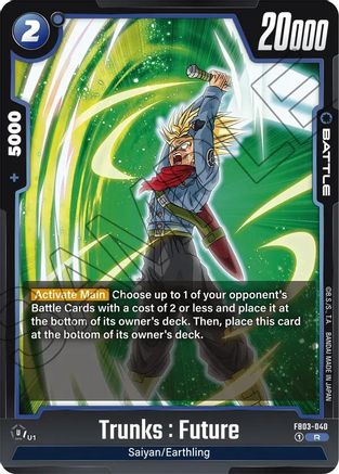 Trunks : Future (FB03-040) [Raging Roar] Foil - Deck Out Gaming