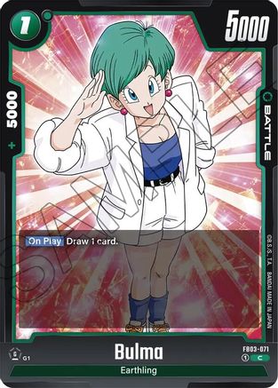 Bulma - FB03-071 (FB03-071) [Raging Roar] - Deck Out Gaming