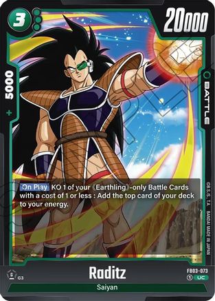 Raditz - FB03-073 (FB03-073) [Raging Roar] - Deck Out Gaming