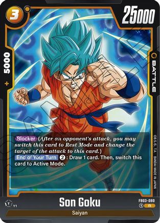 Son Goku - FB03-080 (FB03-080) [Raging Roar] Foil - Deck Out Gaming