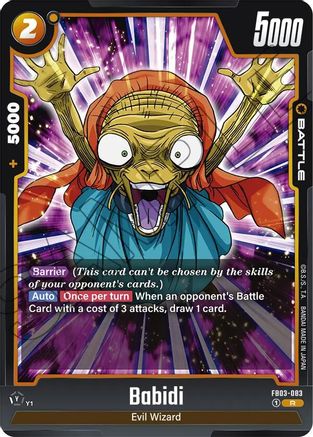 Babidi - FB03-083 (FB03-083) [Raging Roar] Foil - Deck Out Gaming