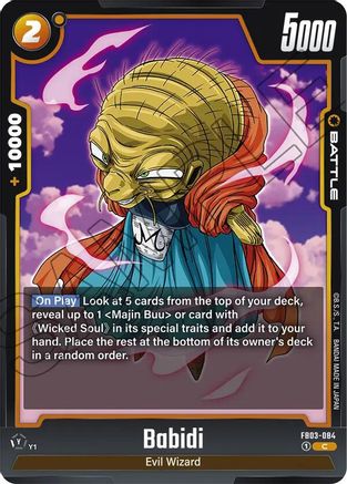 Babidi - FB03-084 (FB03-084) [Raging Roar] - Deck Out Gaming