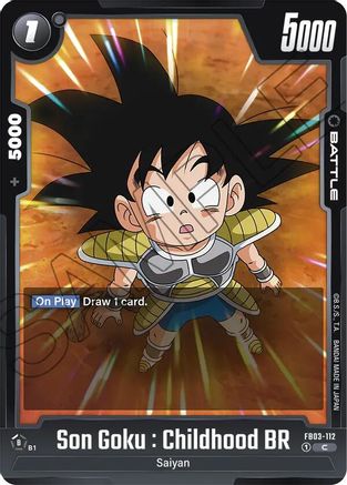 Son Goku : Childhood BR (FB03-112) [Raging Roar] - Deck Out Gaming