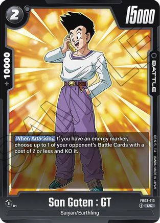 Son Goten : GT (FB03-113) [Raging Roar] - Deck Out Gaming