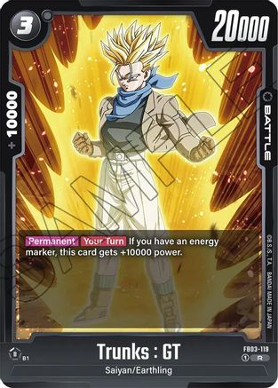 Trunks : GT - FB03-119 (FB03-119) [Raging Roar] Foil - Deck Out Gaming