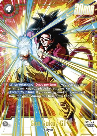 Son Goku : GT - FB03-140 (Alternate Art) (FB03-140) [Raging Roar] Foil - Deck Out Gaming