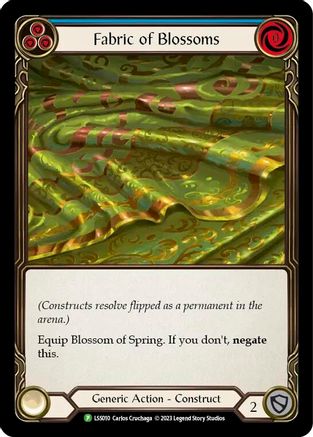 Fabric of Blossoms - LSS010 (LSS010) [Flesh and Blood: Promo Cards] Cold Foil - Deck Out Gaming