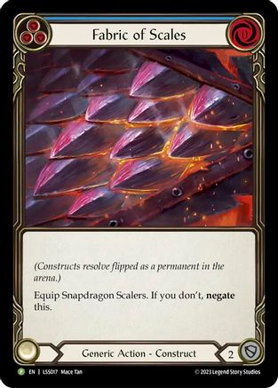 Fabric of Scales - LSS017 (LSS017) [Flesh and Blood: Promo Cards] Cold Foil - Deck Out Gaming