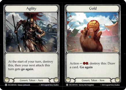 Agility // Gold // Might // Vigor (HVY255) [Heavy Hitters] - Deck Out Gaming