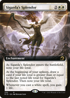 Sigarda's Splendor (Extended Art) (330) [Innistrad: Midnight Hunt] foil - Deck Out Gaming