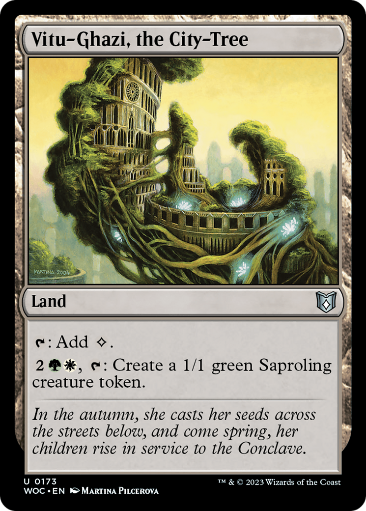 Vitu-Ghazi, the City-Tree (173) [Wilds of Eldraine Commander] - Deck Out Gaming