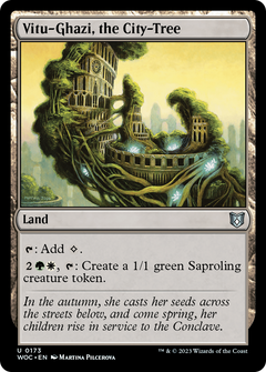 Vitu-Ghazi, the City-Tree (173) [Wilds of Eldraine Commander] - Deck Out Gaming