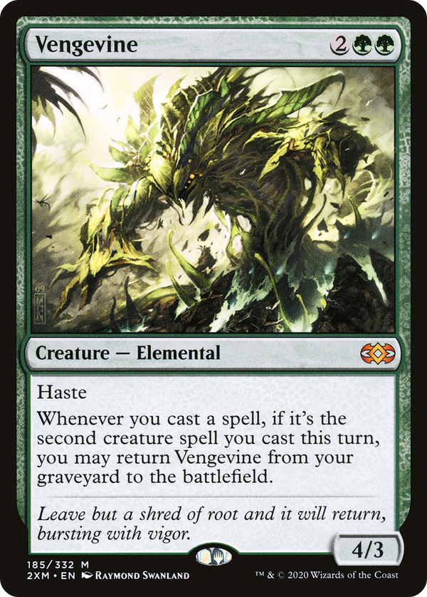 Vengevine (185) [Double Masters] - Deck Out Gaming