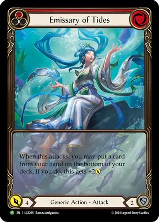 Emissary of Tides - LGS295 (LGS295) [Flesh and Blood: Promo Cards] Rainbow Foil - Deck Out Gaming