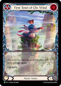 First Tenet of Chi: Wind - LGS304 (LGS304) [Flesh and Blood: Promo Cards] Rainbow Foil - Deck Out Gaming