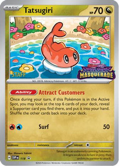 Tatsugiri - 118 (Prerelease) [Staff] (118) [SV: Scarlet & Violet Promo Cards] Holofoil - Deck Out Gaming