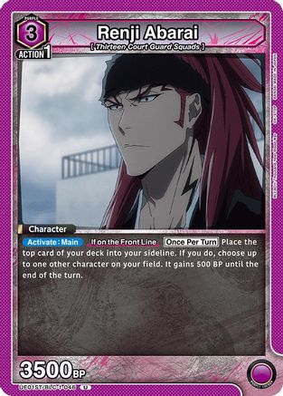 Renji Abarai (046) (UE01ST/BLC-1-046) [BLEACH: Thousand-Year Blood War Starter Deck]