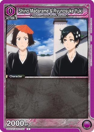 Shino Madarame & Ryunosuke Yuki (UE01ST/BLC-1-107) [BLEACH: Thousand-Year Blood War Starter Deck] - Deck Out Gaming