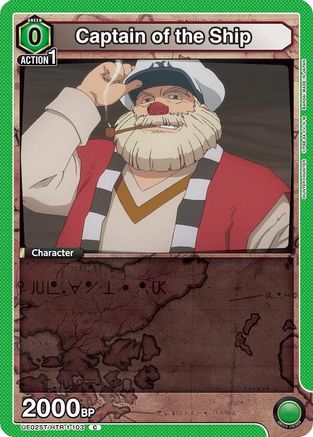 Captain of the Ship (UE02ST/HTR-1-103) [Hunter x Hunter Starter Deck] - Deck Out Gaming