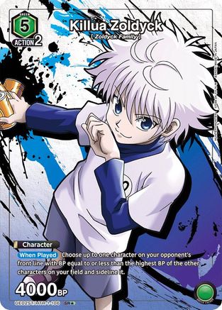 Killua Zoldyck (106) (SR*) (UE02ST/HTR-1-106) [Hunter x Hunter Starter Deck] Foil - Deck Out Gaming