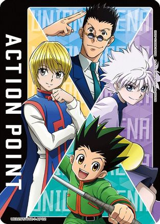 Action Point Card (AP02) (Hunter x Hunter) (UE02ST/HTR-1-AP02) [Hunter x Hunter Starter Deck] Foil - Deck Out Gaming