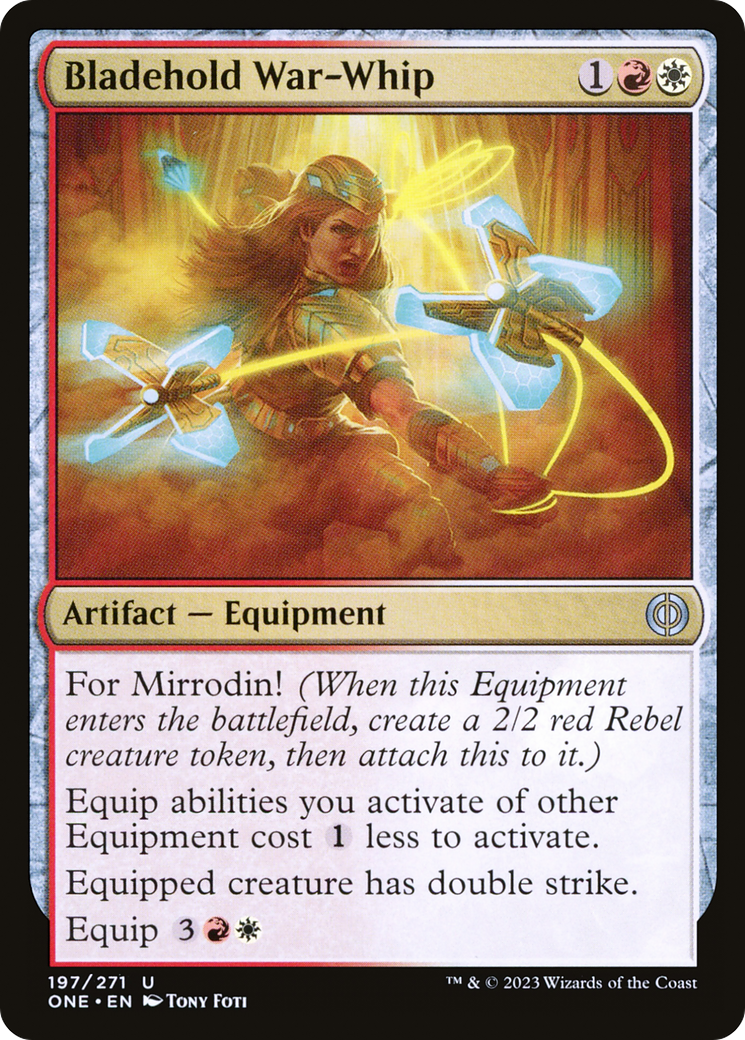 Bladehold War-Whip (197) [Phyrexia: All Will Be One] foil - Deck Out Gaming