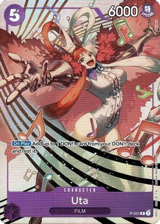 Uta - P-031 (Premium Card Collection -Uta-) (P-031) [One Piece Promotion Cards] Foil - Deck Out Gaming