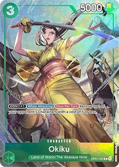 Okiku (Premium Card Collection -BANDAI CARD GAMES Fest. 23-24 Edition-) (OP01-035) [One Piece Promotion Cards] Foil - Deck Out Gaming